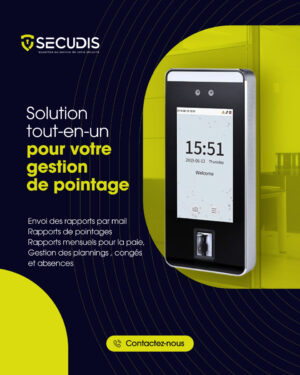 Pointeuse biométrique & logicielle – Gestion de pointage intelligente