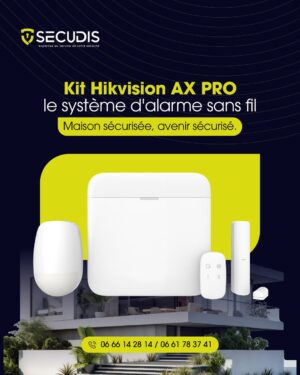 Kit Hikvision AX PRO & Accessoires Connectés – Alarme Sans Fil Professionnelle | SECUDIS