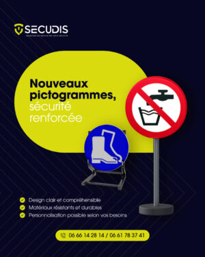 Pictogrammes de sécurité – Signalétique professionnelle & conforme | SECUDIS